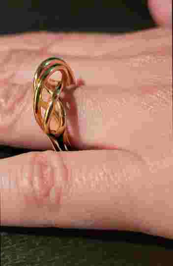 Bague portée