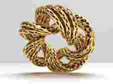 Bague torsade