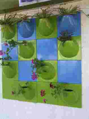 Jardinière murale modulaire